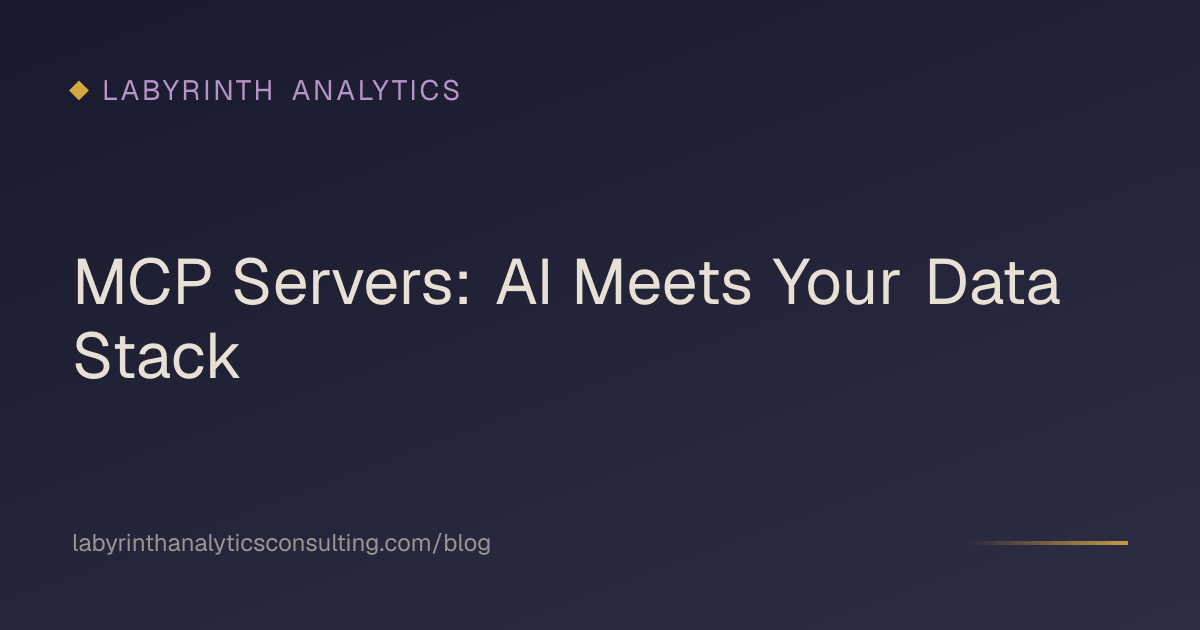 MCP Servers: AI Meets Your Data Stack